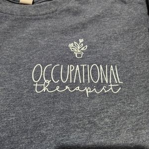 Bella Canvas - Heather Blue Occupational Therapist Short Sleeve Tee